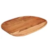 Pratos Para Servir-CASA Acacia Style Prato Natural