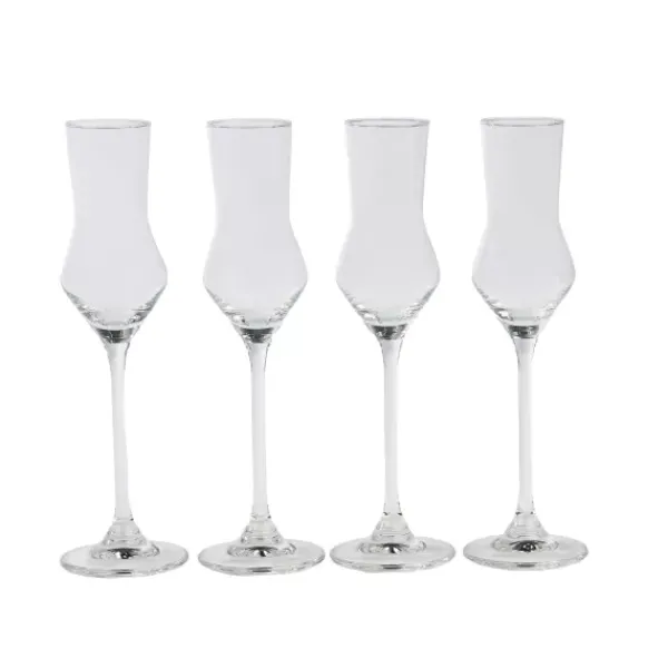 Copos Cocktail-CASA After Dinner Copo Para Grappa Conjunto De 4 Transparente