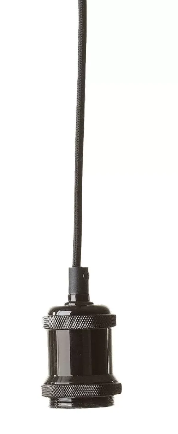 Candeeiros Pendentes-CASA Alu Candeeiro De Teto Preto, Metal