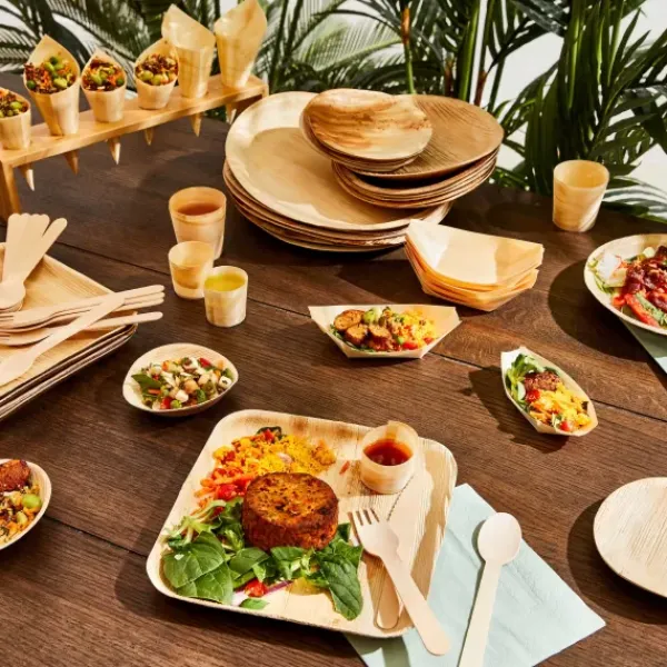 Aperitivo E Tapas-CASA Apero Eco Recipiente Conjunto De 15 Natural