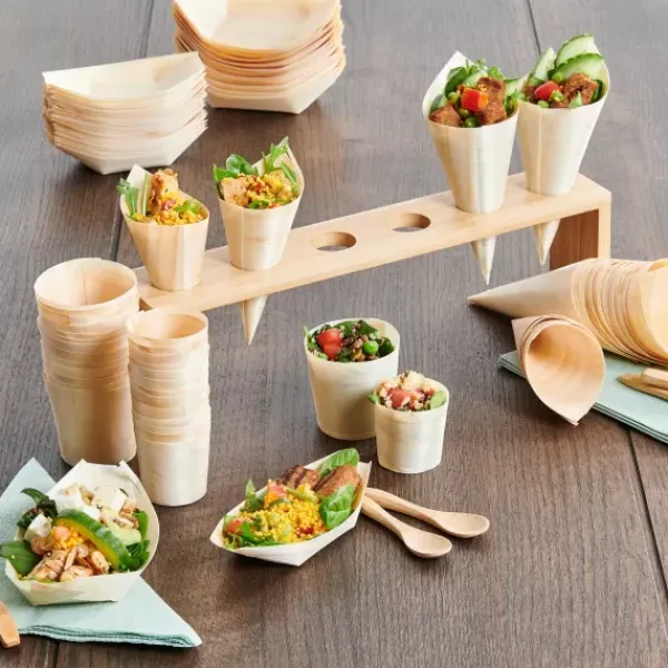 Aperitivo E Tapas-CASA Apero Eco Recipiente Conjunto De 15 Natural