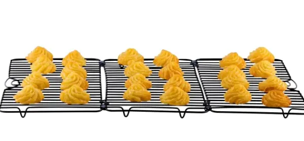 Acessórios Para Bolos-CASA Bakery Grelha Pastelaria Dobr Vel Preto