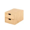 Cómodas-CASA Bamboo C Moda 2 Gavetas Natural