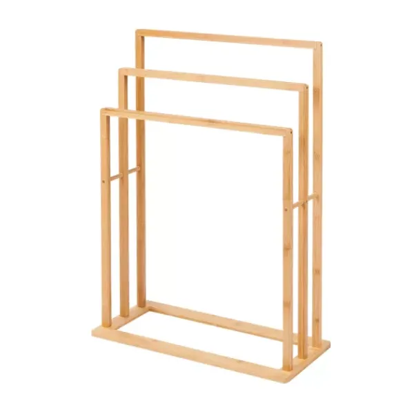Móveis De Casa De Banho-CASA Bamboo Estante Para Toalhas Natural