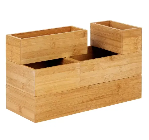 Cestos-Gaveta-CASA Bamboo Organizador De Gaveta Natural