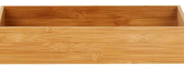 Acessórios De Cozinha-CASA Bamboo Organizador De Gaveta Natural