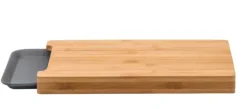 Tábuas-CASA Bamboo T Bua Com Recipiente Cinzento, Natural