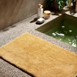 Tapetes De Banho-CASA Bio Soft Tapete De Banho Ocre Amarelo