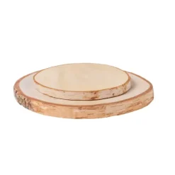 Pratos Decorativos-CASA Birch Prato Natural