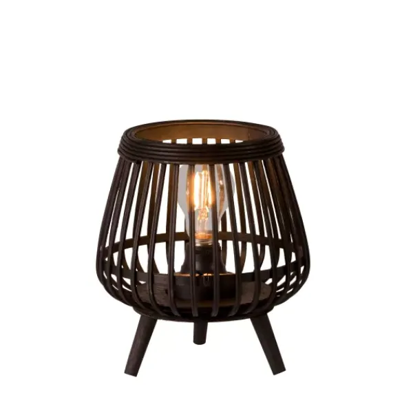 Candeeiros De Mesa-CASA Bloq Candeeiro Led E27 2 Pilhas Aa N O Incl Preto
