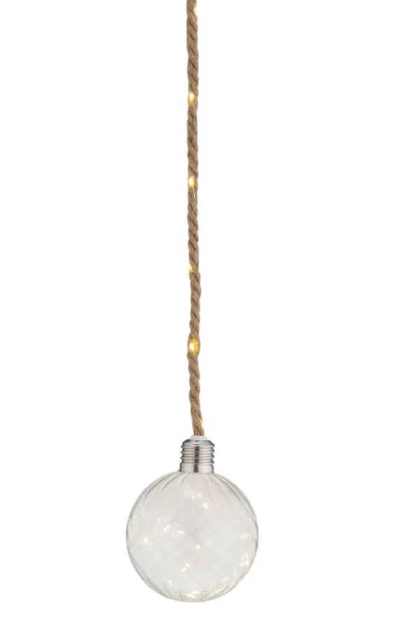 Lâmpadas Led-CASA Bloxem Bola Deco Com 20 Leds Transparente