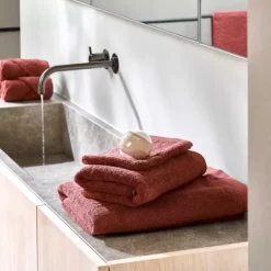 Lencois De Banho-CASA B-Lux Len Ol De Banho Vermelho