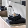 Toalhas-CASA B-Lux Toalha Cinzento Preto