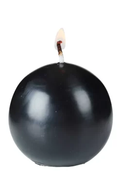 Velas-CASA Bola Vela Bola Preto
