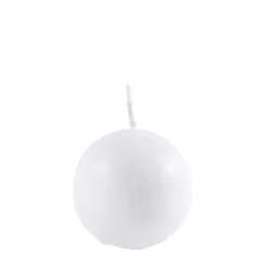 Velas-CASA Bola Vela Bola Branco