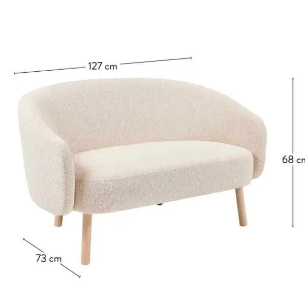 Sofás-CASA Boli Sof Largura: 127 Cm