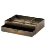 Porta-Cartas-CASA Brass Organizador De Secret Ria Bronze