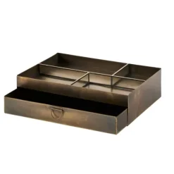 Porta-Cartas-CASA Brass Organizador De Secret Ria Bronze