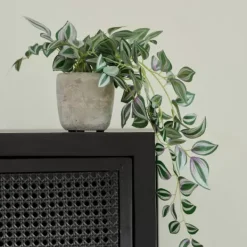 Plantas Artificiais-CASA Calathea Planta Pendente Cinzento, Verde, Roxo