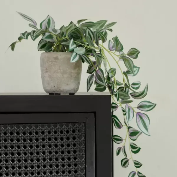 Plantas Artificiais-CASA Calathea Planta Pendente Cinzento, Verde, Roxo