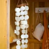 Decora O Para Pendurar-CASA Capiz M Bil De Conchas Branco