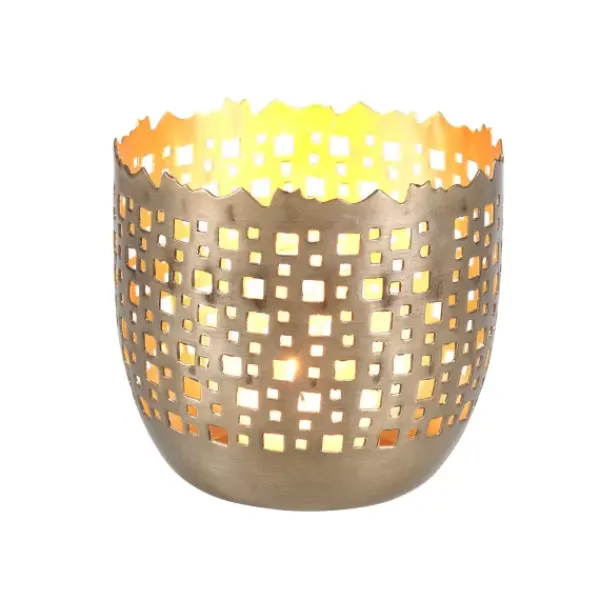 Suportes Para Velas Para Lamparinas-CASA Cassio Partylight Dourado