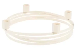 Casti Ais-CASA Circle Casti Al Para 4 Velas Branco
