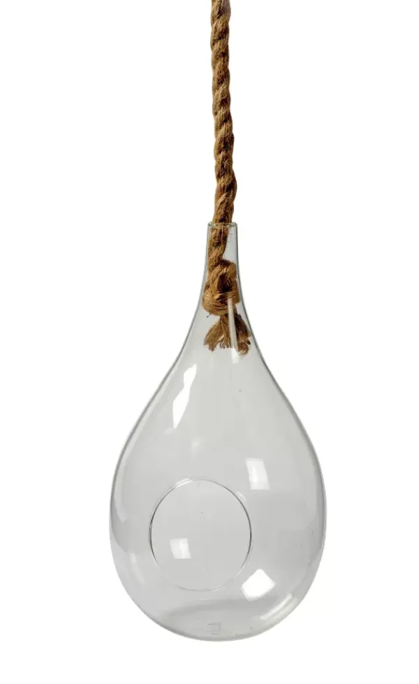 Vasos Para Pendurar-CASA Drop Gota De Vidro Transparente