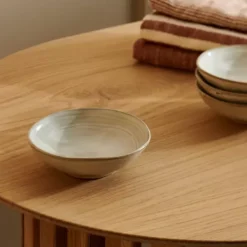 Tigelas-CASA Earth Marl Tigela Creme Bege