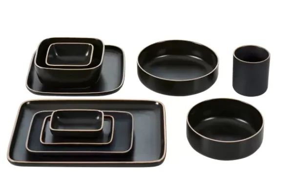 Canecas-CASA Elements Caneca Preto
