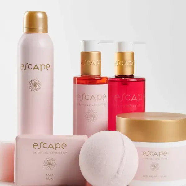 Cuidado De Corpo-CASA Escape Japanese Ceremony Sab O Vermelho Rosa