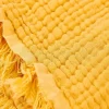 Mantas-CASA Felice Manta Ocre Amarelo