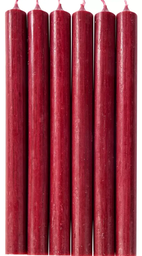 Velas-CASA Fina Velas Conjunto De 6 Bord Us
