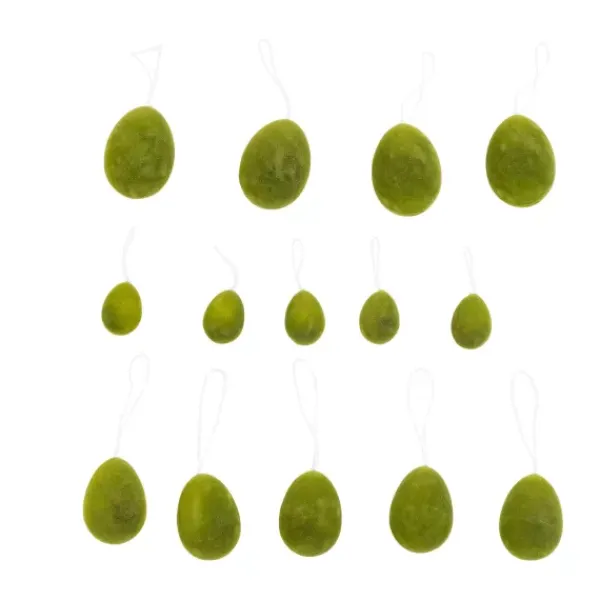 Decora O Para Pendurar-CASA Funk Ovos Decorativos Conjunto De 14 Verde