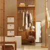 Estantes-CASA Helge Estante Para Roupa Natural
