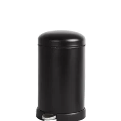 Caixotes De Lixo-CASA Industria Balde De Lixo Com Pedal 12L Preto