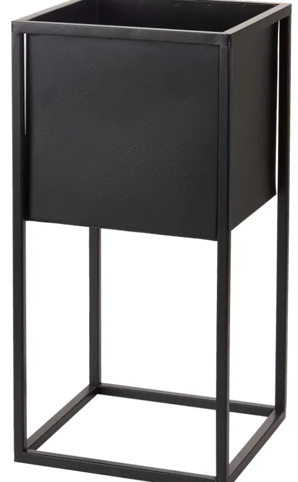 Vasos Em P-CASA Largo Vaso Preto