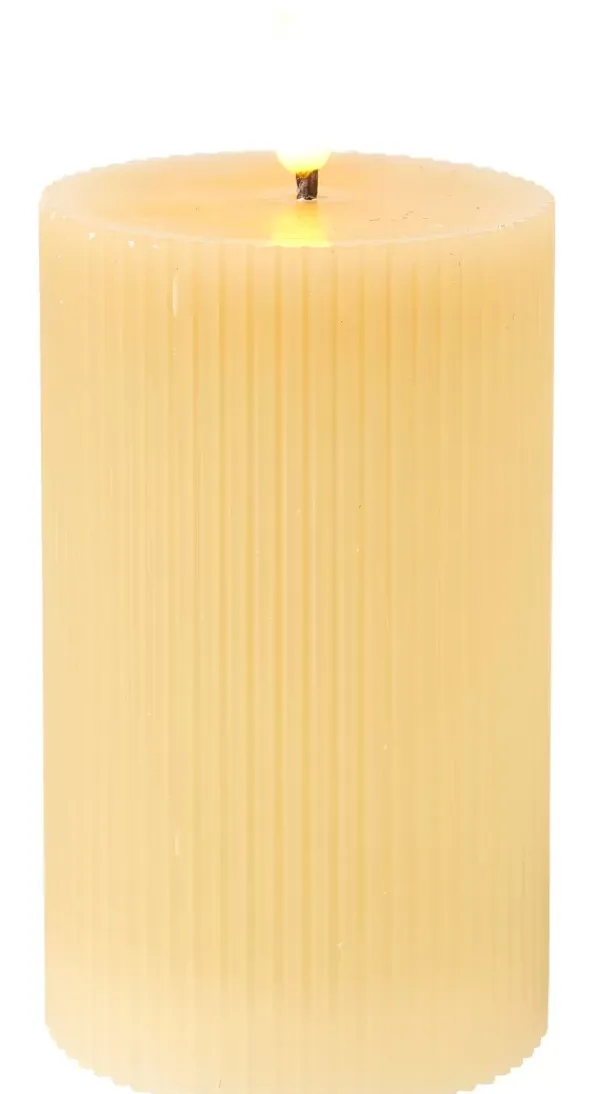 Velas Led-CASA Led Vela Com Led Castanho