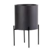 Vasos Em P-CASA Lounge Vaso De Jardim Preto