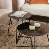 Mesas De Apoio-CASA Marbo Mesa Auxiliar Padr O De M Rmore
