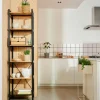 Estantes-CASA Marcel Estante Para Roupa Preto