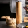 Instrumentos De Cozinha-CASA Masterchef Saleiro Com Colher Natural