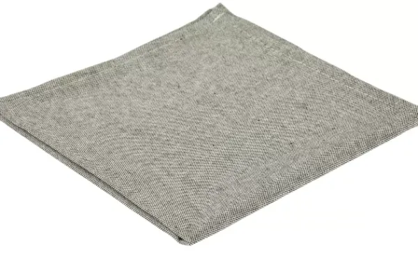 Toalhas De Mesa-CASA Melange Guardanapo Preto