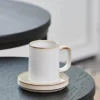 Canecas-CASA Mineral Marble Caneca Com Pega Branco