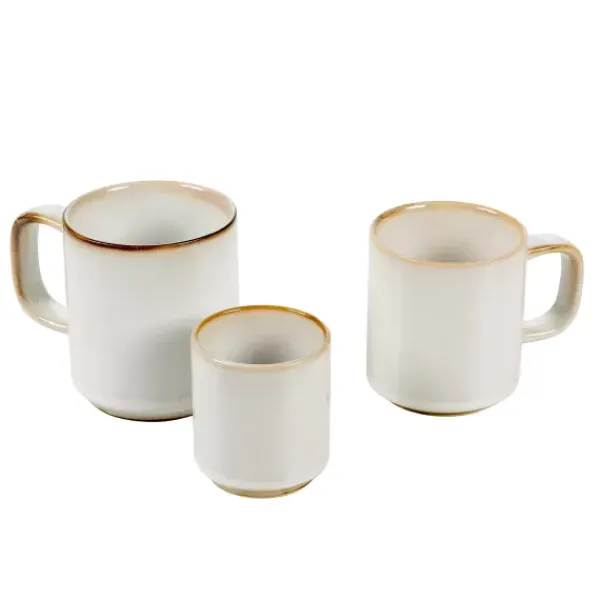 Canecas-CASA Mineral Marble Ch Vena De Caf Branco
