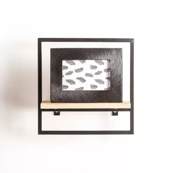 Estantes De Parede-CASA Mix&Match Estante De Parede Preto, Natural