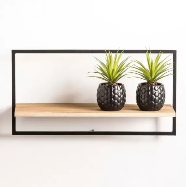 Estantes De Parede-CASA Mix&Match Estante Para Pendurar Preto, Natural