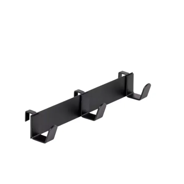 Decora O De Parede-CASA Modular Cabide Com 3 Ganchos Preto