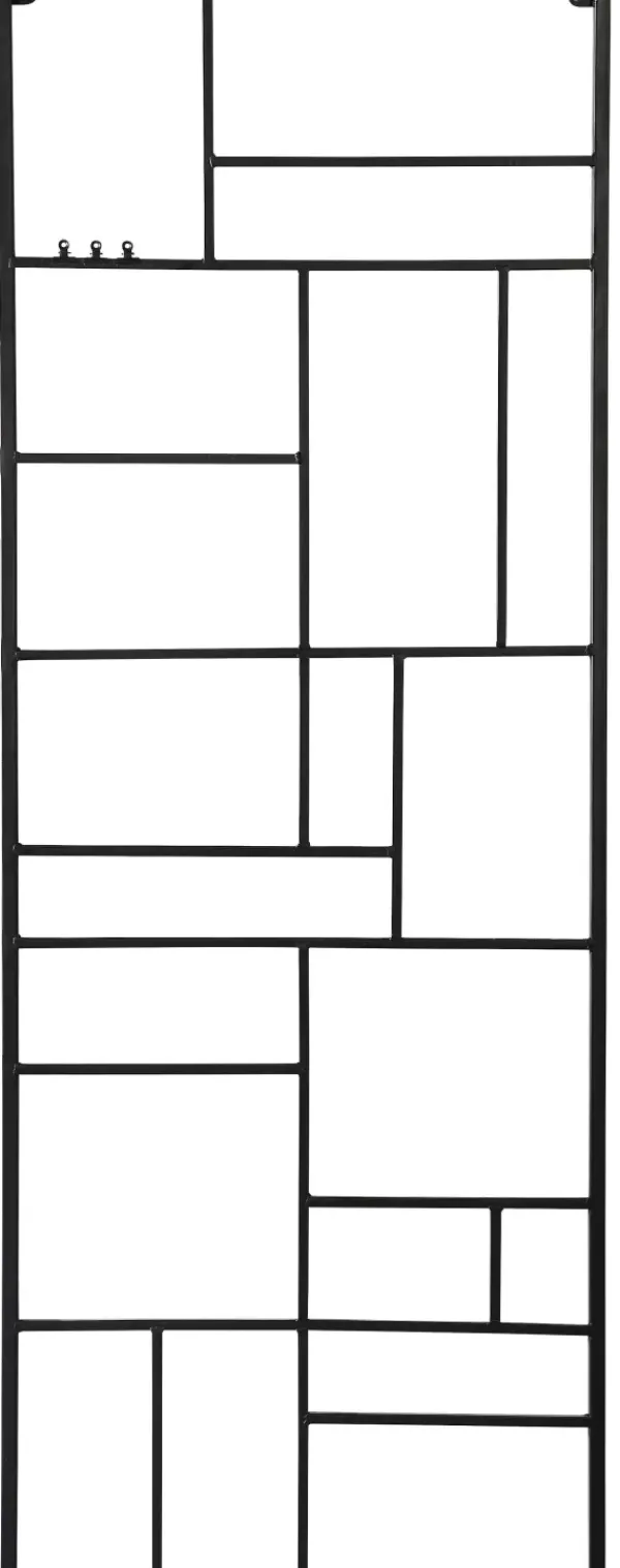 Estantes De Parede-CASA Modular Estante De Parede Preto