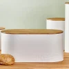 Caixas De Alimentos-CASA Nagini Caixa Para P O Branco, Natural